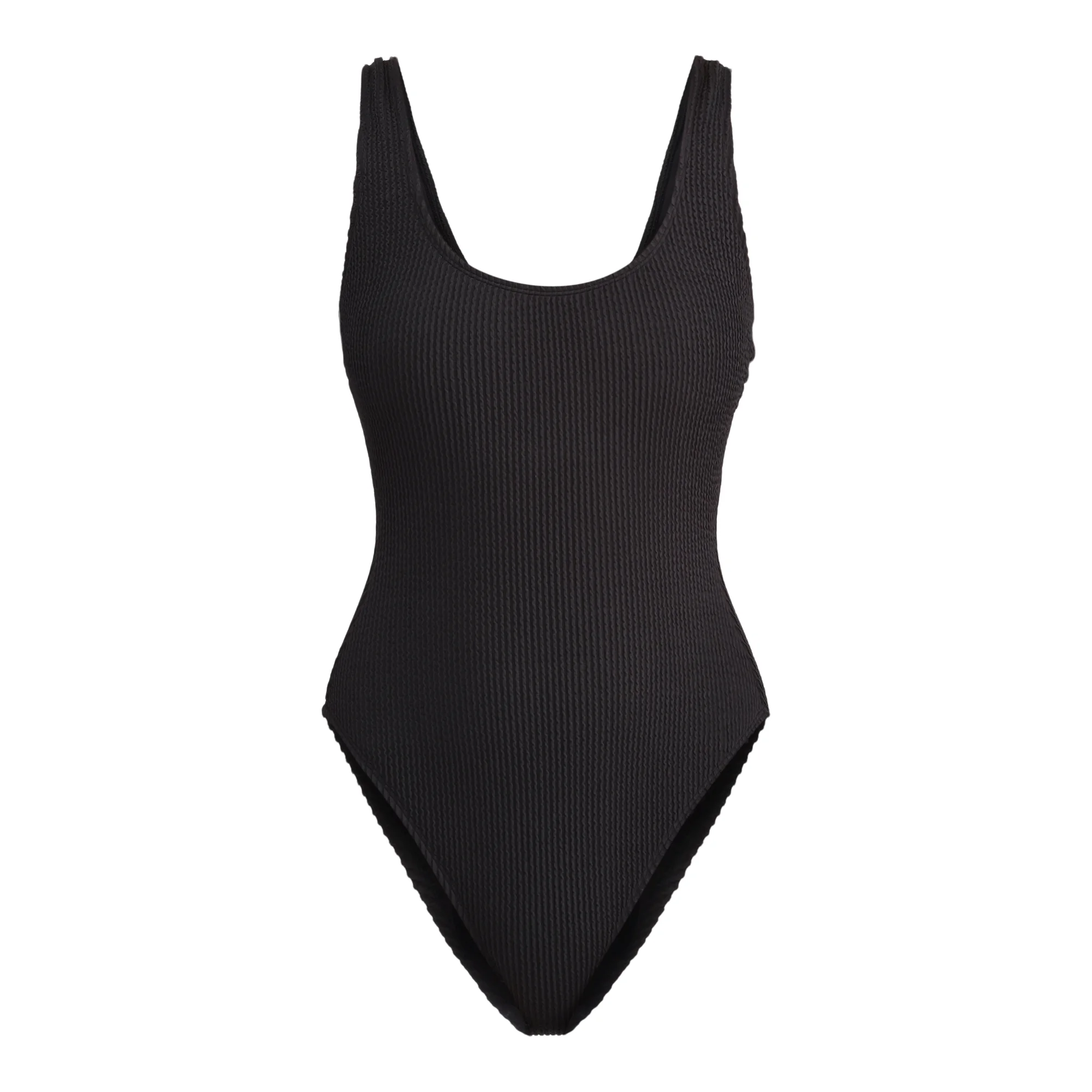 No Boundaries Women's Herringbone Crinkle One Piece Swimsuit, Sizes Xxs-Xxl