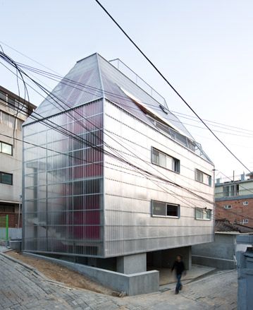 ﻿﻿Dongdaemoon Design Plaza and Park perspective view.