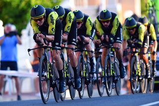 Mitchelton - Scott in the 2019 Vuelta a Espana team time trial