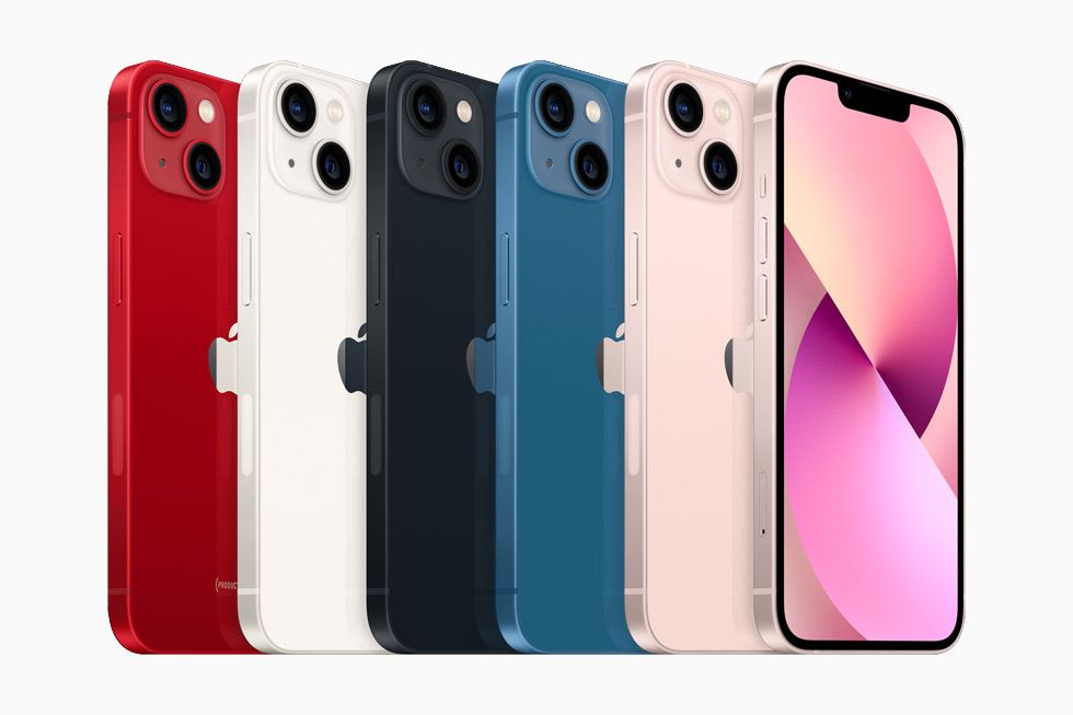 Apple iPhone 13 colours