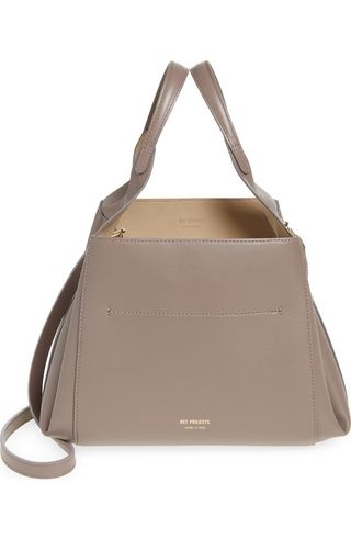 Medium Avy Leather Bucket Bag