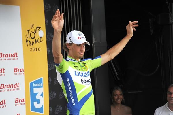 Daniel Oss (Liquigas-Doimo) was the most aggressive rider of stage 18