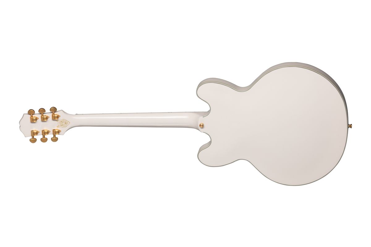 Epiphone's new Emily Wolfe signature "White Wolfe" Sheraton