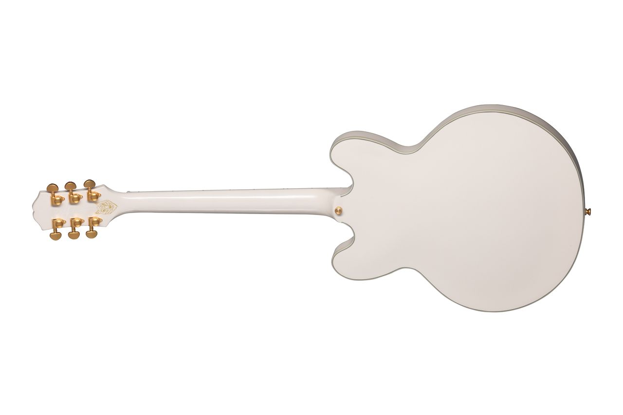 Epiphone's new Emily Wolfe signature "White Wolfe" Sheraton