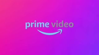 Prime Video logo on a pink purple background