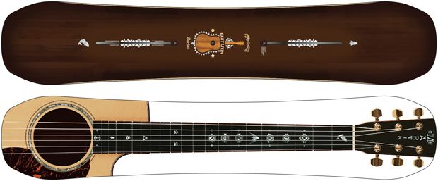 【希少品】 コラボ　BURTON 　バートン　Easy Livin　マーティン Martin Guitars and Danny Davis Collaborate on Burton's New Winter
