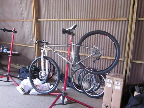 Mary McConneloug's race bike in Colombia