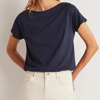 Boden Boat Neck T-Shirt