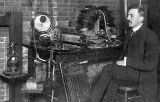 Ernest Rutherford in 1905. Rutherford is known as the Father of Nuclear Physics for the work he carried out at Manchester and later Cambridge.