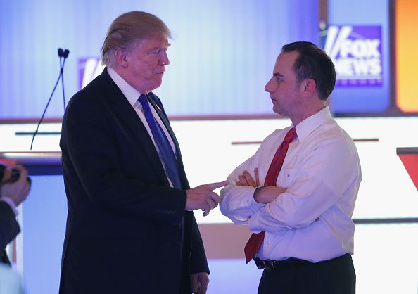 Donald Trump and Reince Priebus.