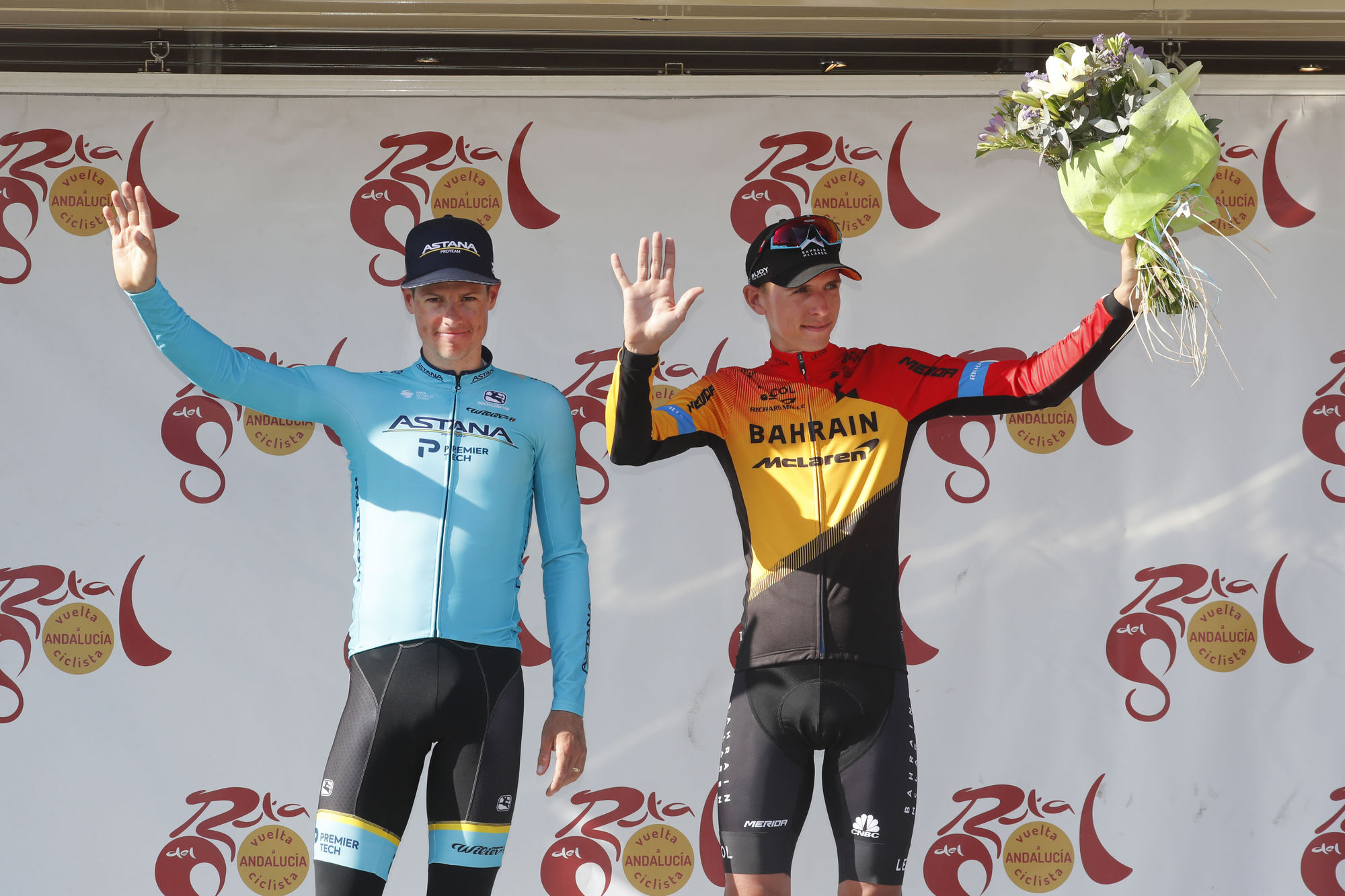 Cycling: AndalucÃa Tour / Vuelta AndalucÃa / 5 Stage / 5 Etapa / TTI / CRI / Time Trail Individual / Contrarreloj
Cala de Mijas (13 Km) 22-02-2020/
PODIUM/ CELEBRACIÃN CELEBRATION/ TEUNS, Dylan (BEL)/ FUGLSANG, Jakob (DEN)/ TEUNS, Dylan (BEL)
Cycling: AndalucÃa Tour / Vuelta AndalucÃa / 5 Stage / 5 Etapa / TTI / CRI / Time Trail Individual / Contrarreloj Individual /
©PHOTOGOMEZSPORT2020