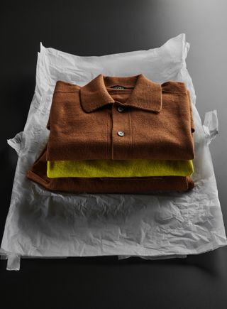 Folded Oasi Cashmere sweaters by Zegna