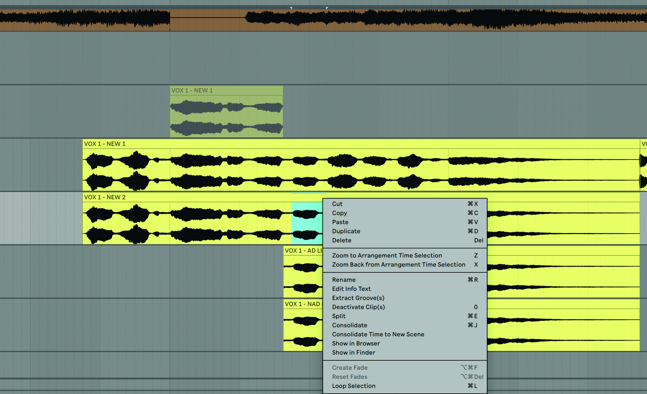 Recording vocals