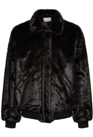 The Frankie Shop Scott faux fur bomber jacket