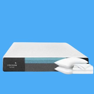 Best mattress: the Cocoon Chill Memory Foam Mattress with temperature-regulating top cover in white