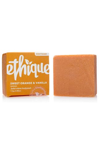 ethique sweet orange & vanilla bar - plastic free beauty