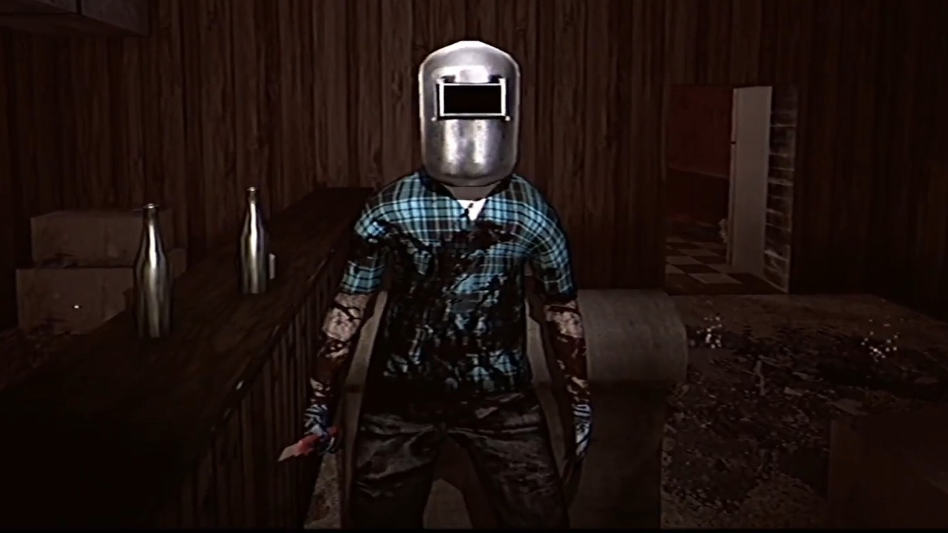 Butcher's Creek enemy in welding mask