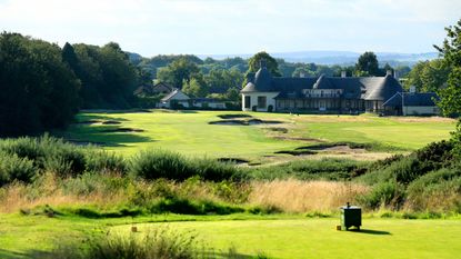 The 18th hole at Alwoodley in Leeds