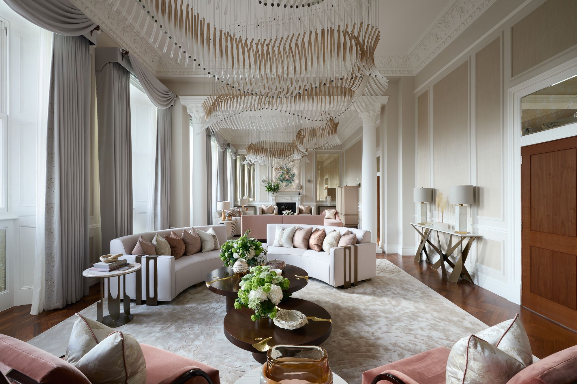 CGI view of the proposed reception/living room