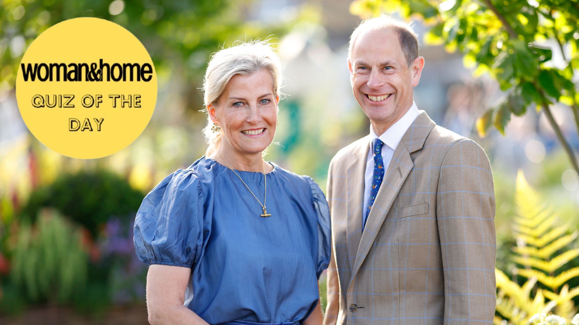 Sophie, Duchess of Edinburgh and Prince Edward, Duke of Edinburgh attend the opening of the 'The Plants with Purpose Garden'