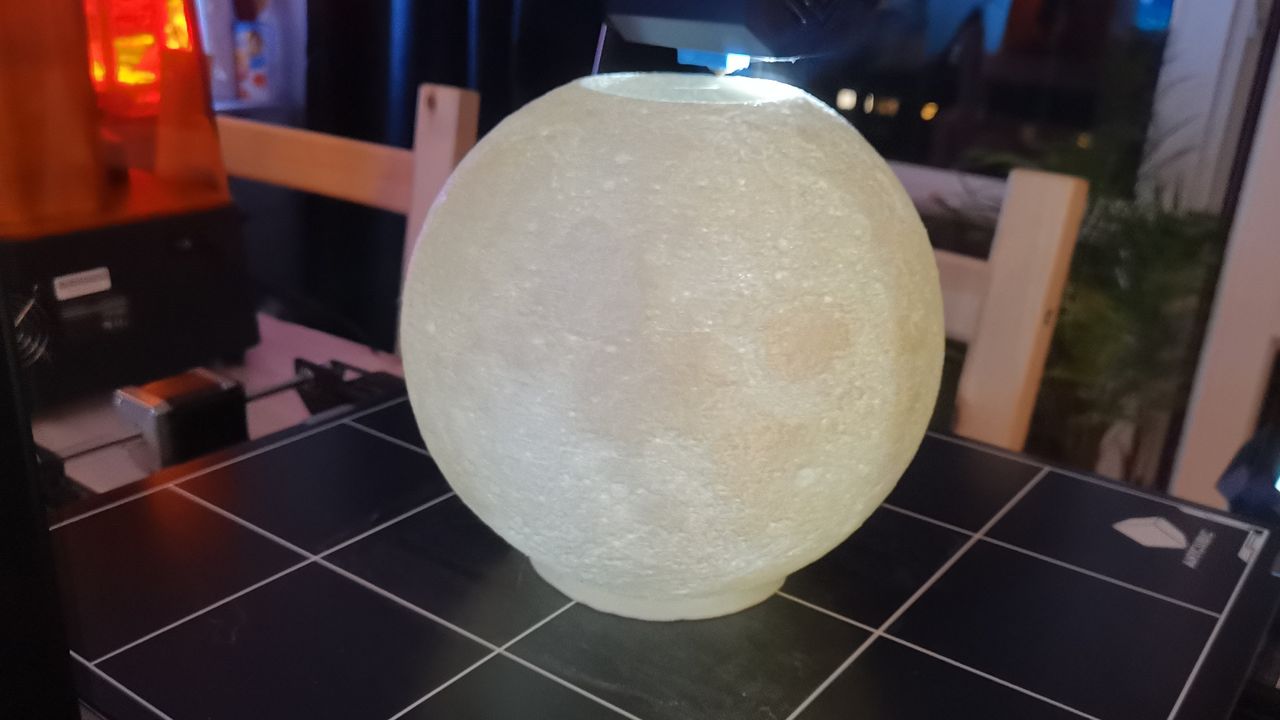 Anycubic Kobra Max lithography moon