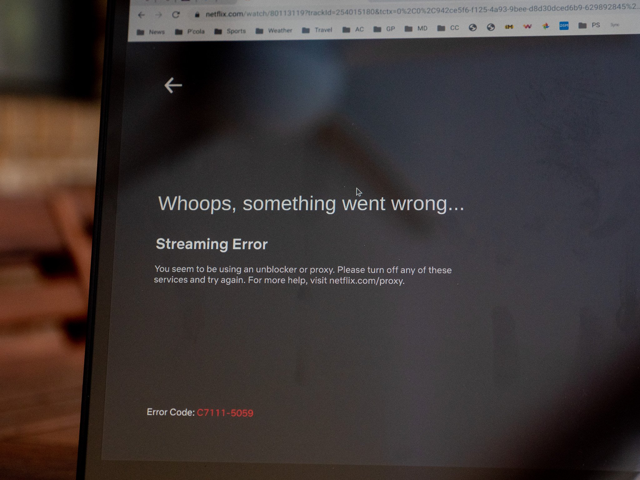Netflix doesn't always like VPNs