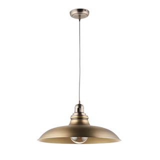 John Lewis brass pendant light