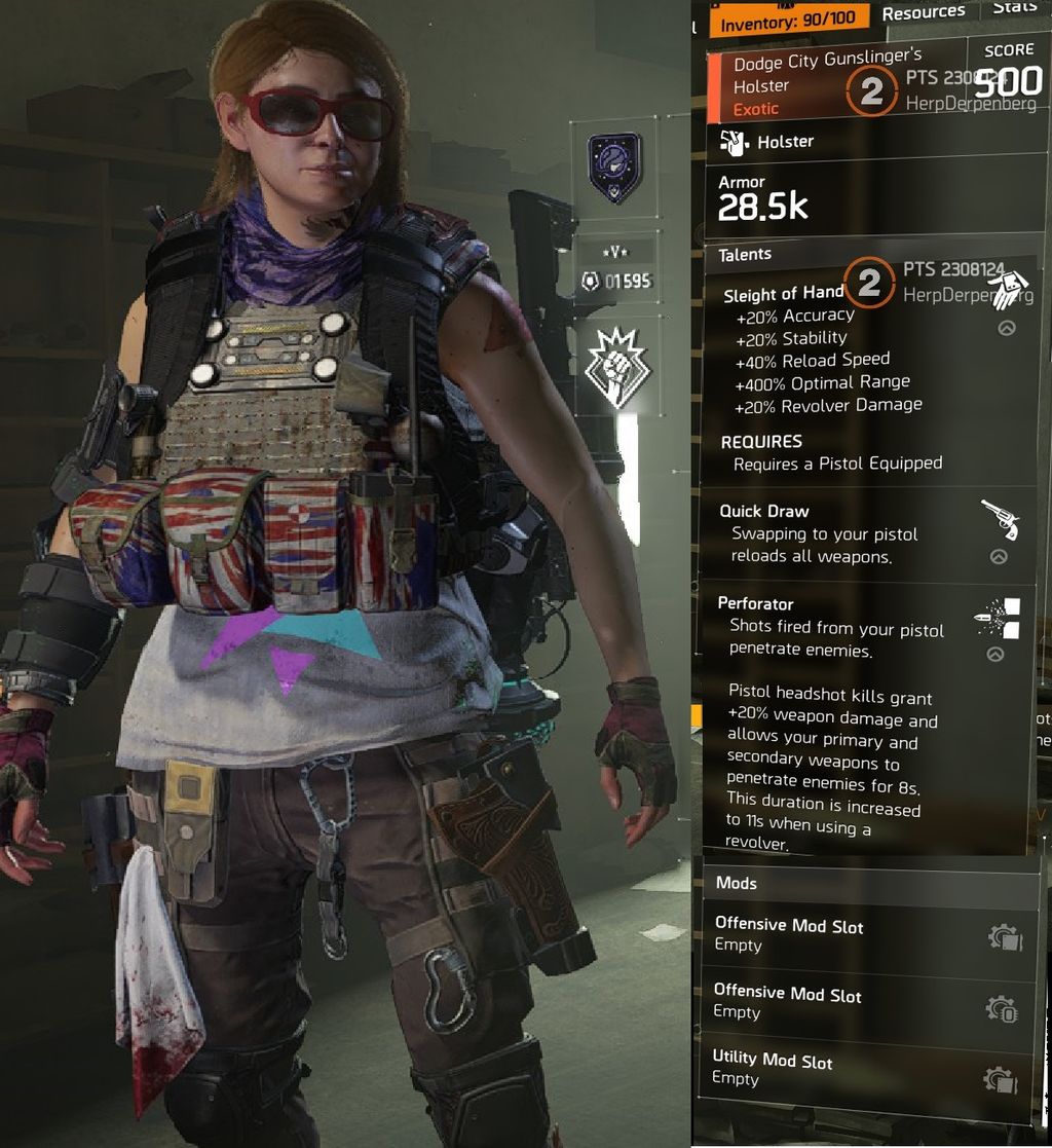 Division 2 Exotic Holster How to get the Dodge City Gunslinger’s
