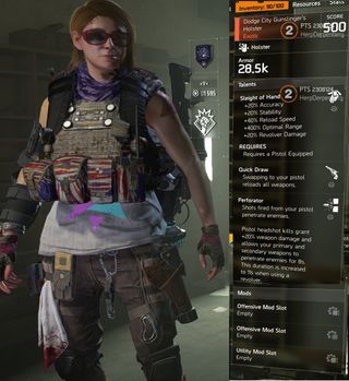 Division 2 Exotic Holster guide