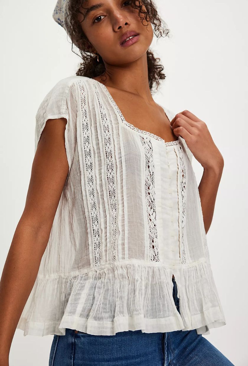 Free People, Georgia Blouse