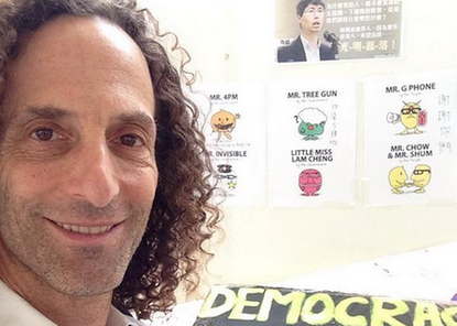 Beijing isn't happy that Kenny G went to the Hong Kong protests