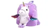 Cartoon Backpack for Kids Toddler Backpack Plush Unicorn Kindergarten Backpack Snack Bag Doll Toy Gift for Girls