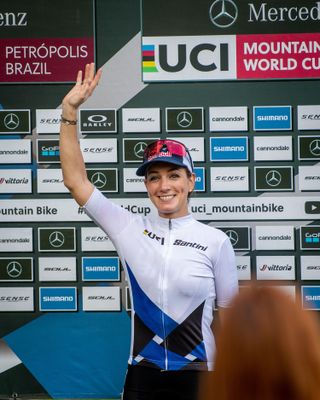 World Cup leader Pauline Ferrand Prevot (BMC MTB Racing)