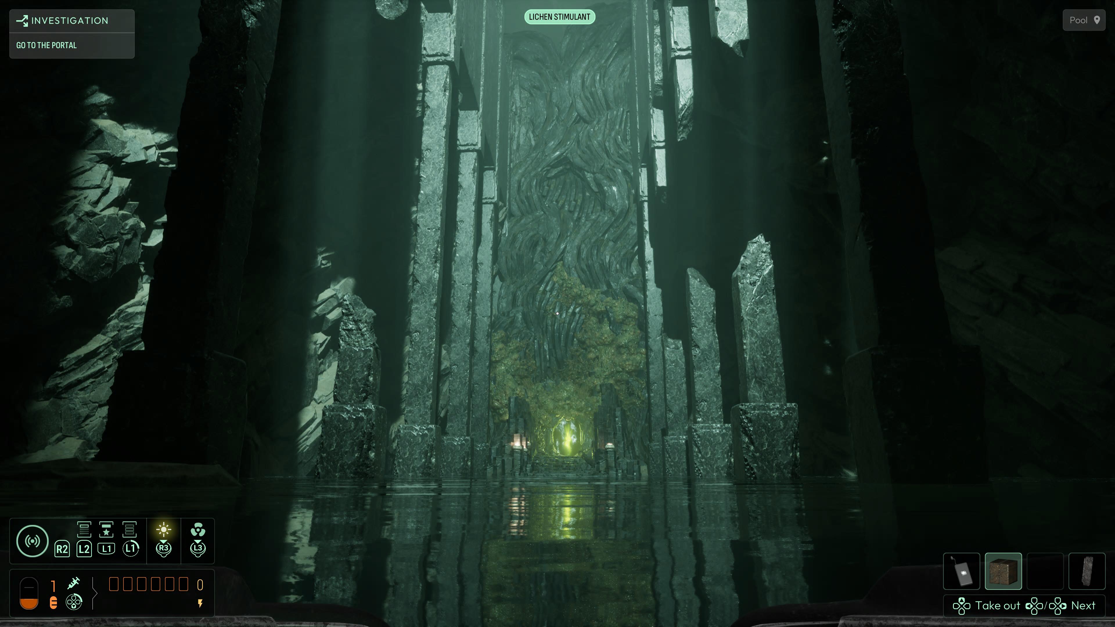 Cthulhu: The Cosmic Abyss review; screens from a cosmic horror video game