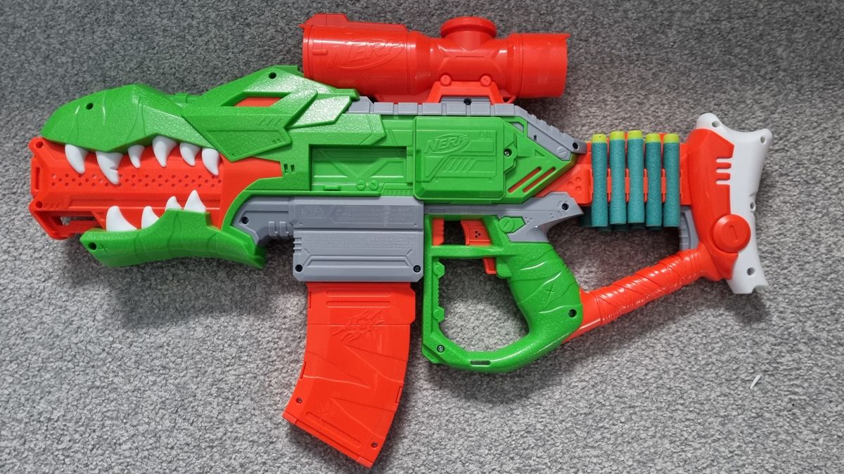 Nerf Dinosquad Rex Rampage Blaster Review Space