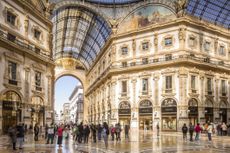 The Galleria Vittorio Emanuele II in Milan, Italy. 