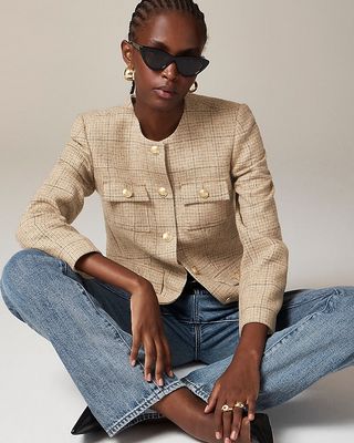 Isabelle Lady Jacket in Plaid English Wool