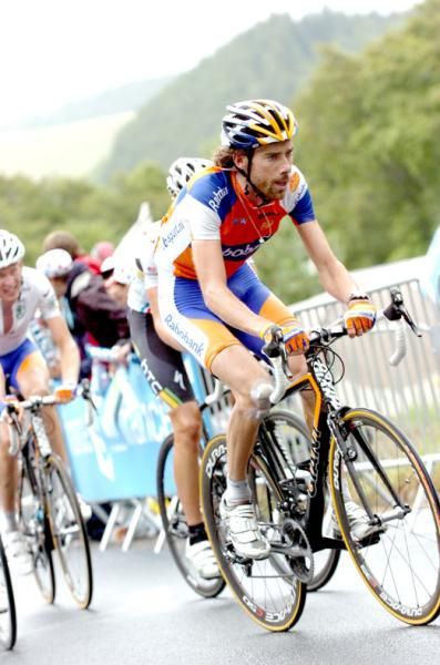 Laurens Ten Dam (Rabobank) on the road to Super-Besse.