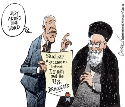 Political cartoon World Iran Nuclear Deal