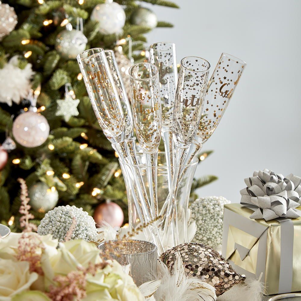 These Matalan champagne glasses are perfect for the Christmas table