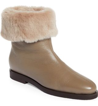 The Off Duty Bootie with Faux Fur Trim