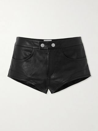 Leslie Leather Shorts