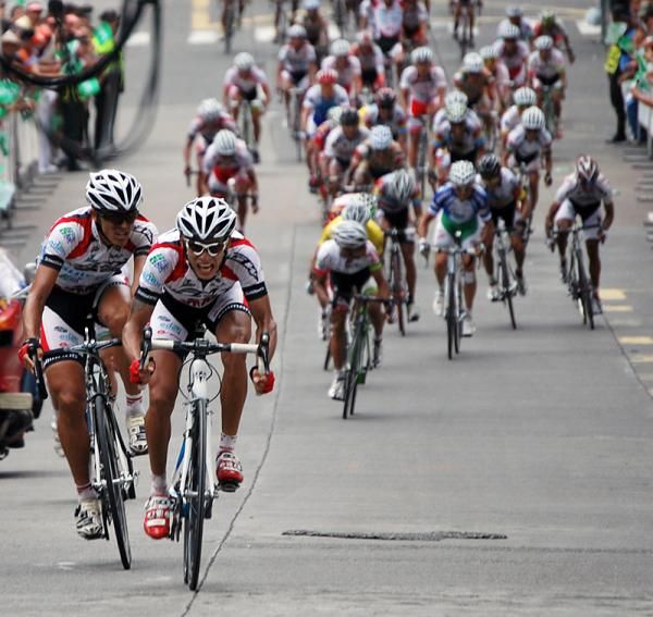 Jaime Vergara (GW Shimano) on his way to a win.