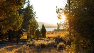 View over Big Bear Lake, Southern California