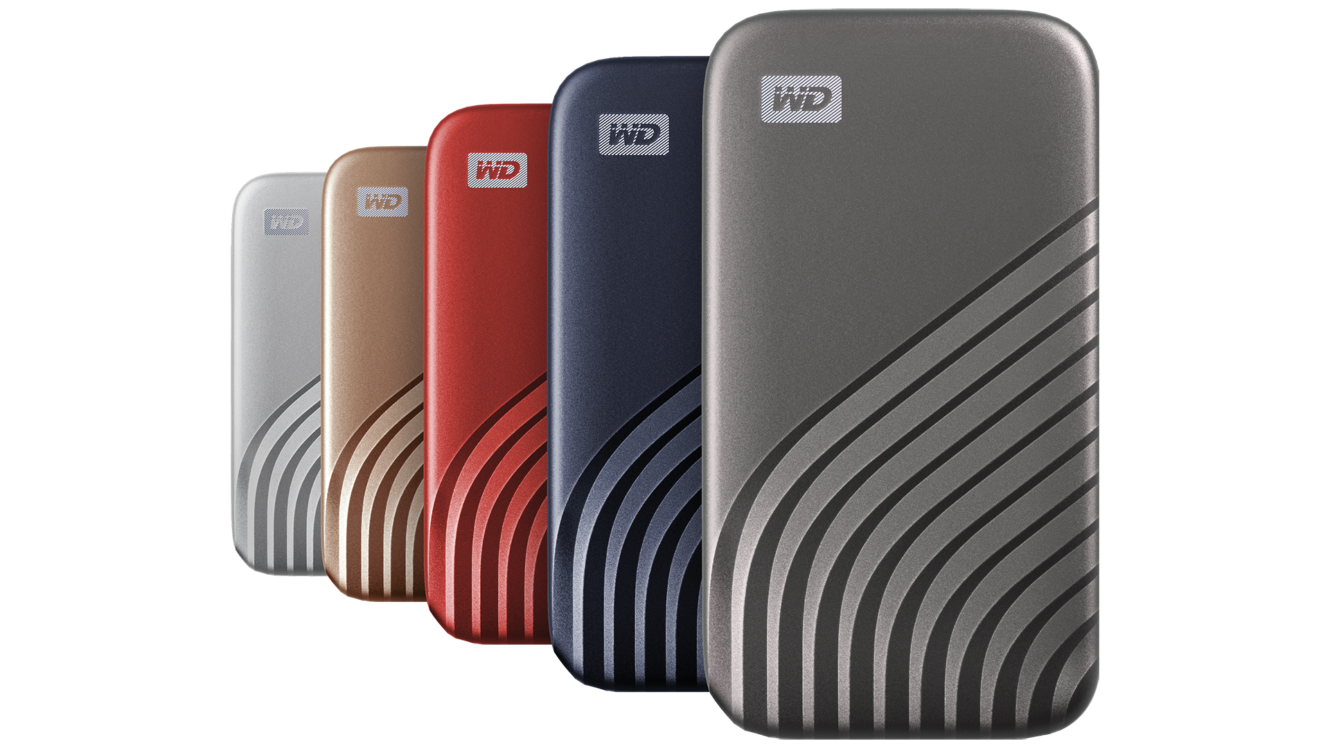 WD My Passport HDD range colours