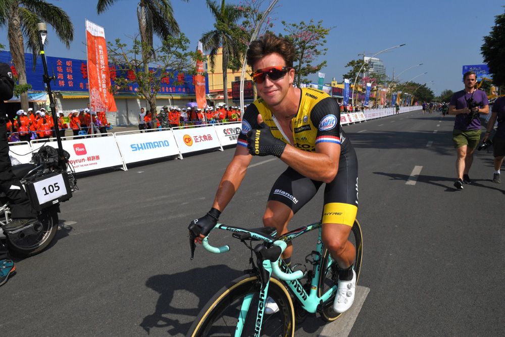 Thumbs up for Dylan Groenewegen (LottoNL-Jumbo)