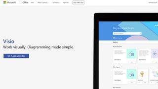 Microsoft Visio website screenshot.