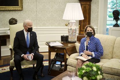 President Biden and Sen. Shelley Moore Capito