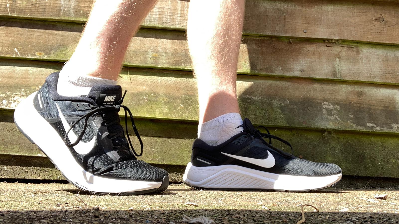 Nike Air Zoom Structure 24 being worn on street