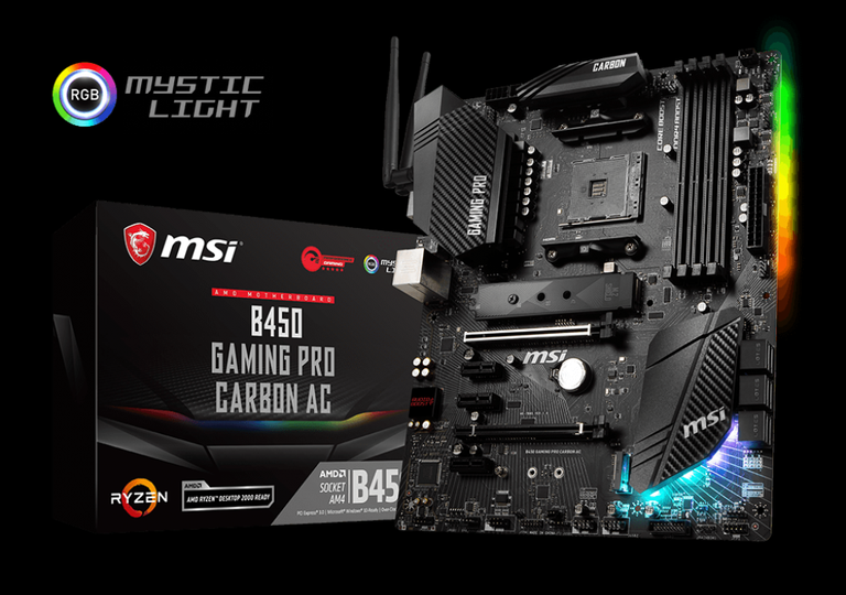 Msi b450 gaming pro carbon ac обзор